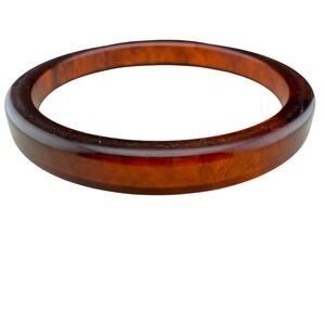 Vintage‎ Rootbeer Bakelite Bangle Bracelet